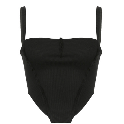 black tank top one word collar