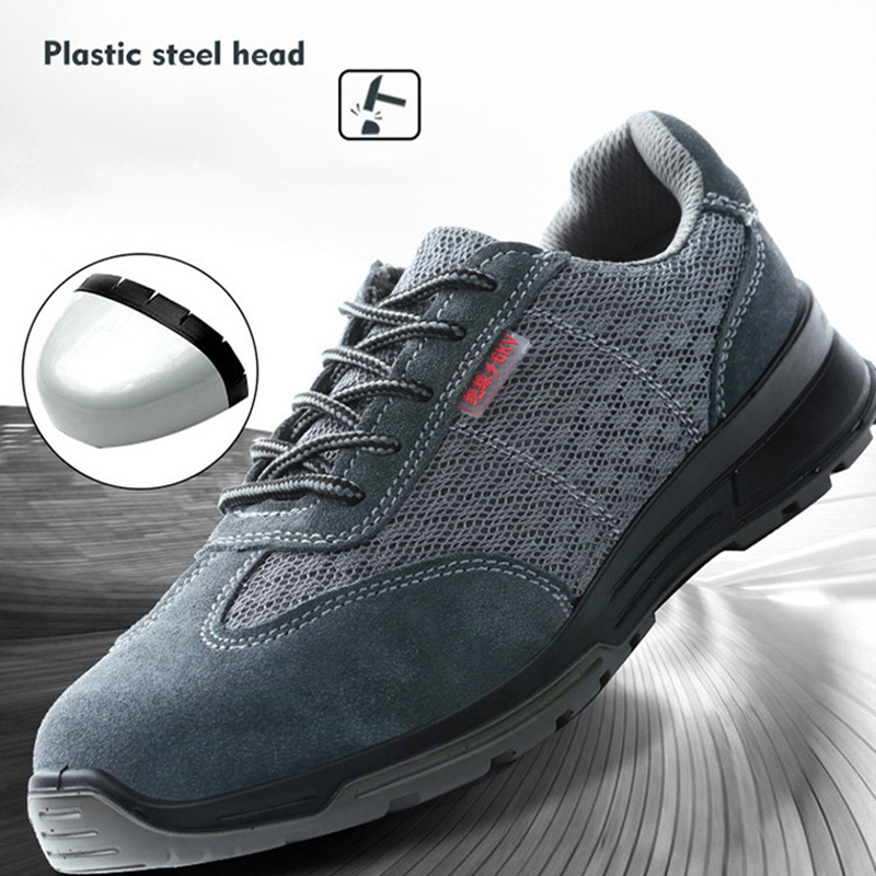 fashionable and lightweight women work safety shoes