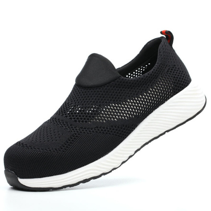 summer black trendy safety shoes
