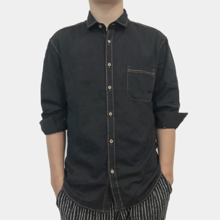 comfortable solid color dress shirts