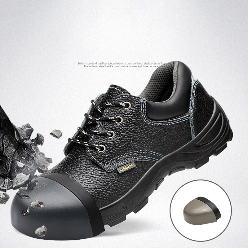 leather work safety shoes
