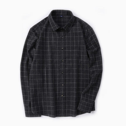 black grid men dress shirts