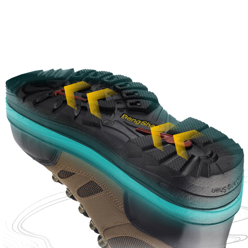 wide toe composite toe work safety shoes