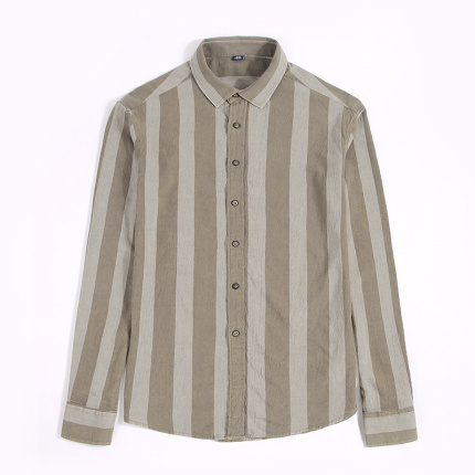 coffee strip men dress shirt