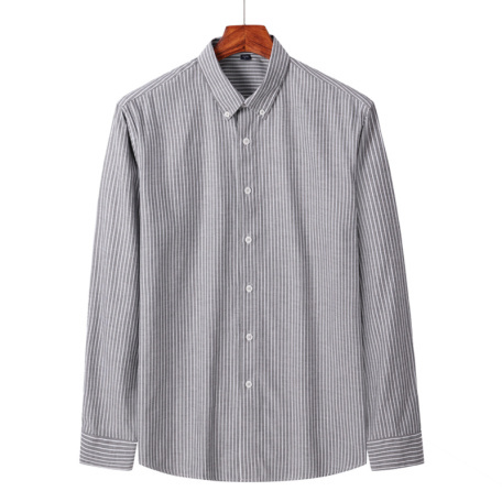 grey striped dress shirts men
