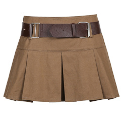 leisure skirt with a wide belt