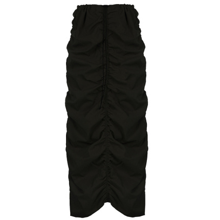 ladies street woven ruffled skirts