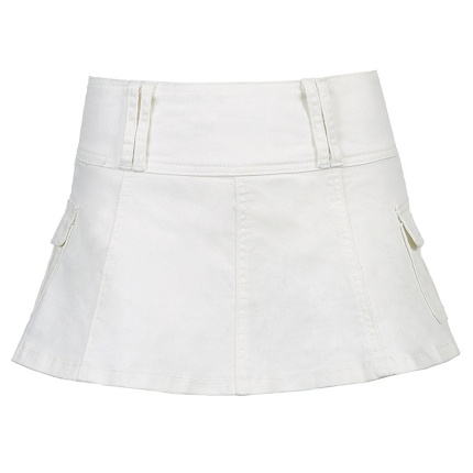sexy girls white short skirt
