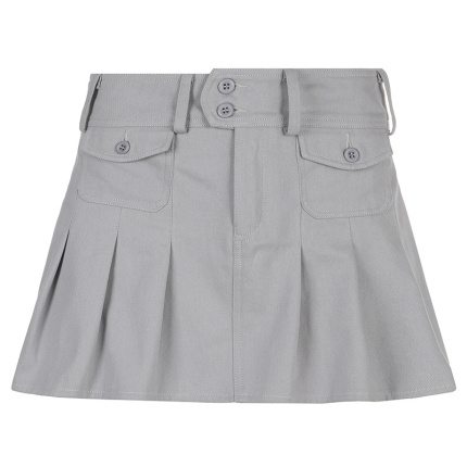affordable grey skirt with folds