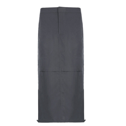 vintage pencil woven gray skirt