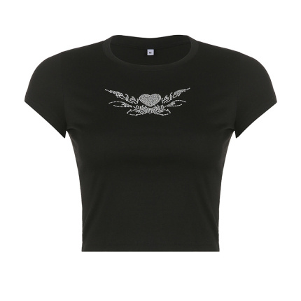 black polyester fiber t shirts