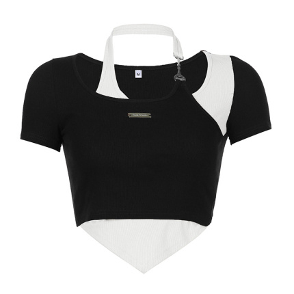 round neck short sleeve women