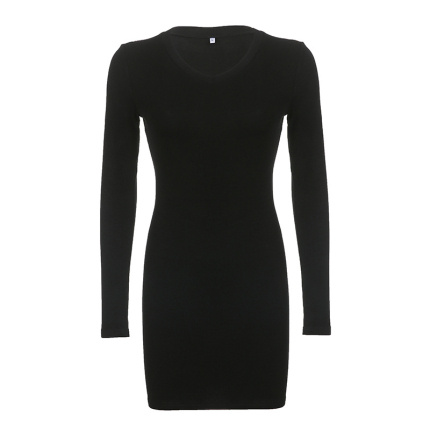 elegant long sleeve black dresses