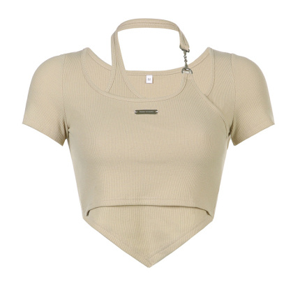 short sleeves knitted fabric t shirts