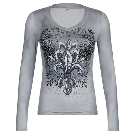 comfort gray spandex long sleeves