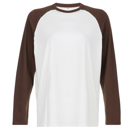 brown long sleeve workout top