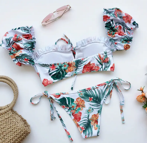 floral sexy bikini