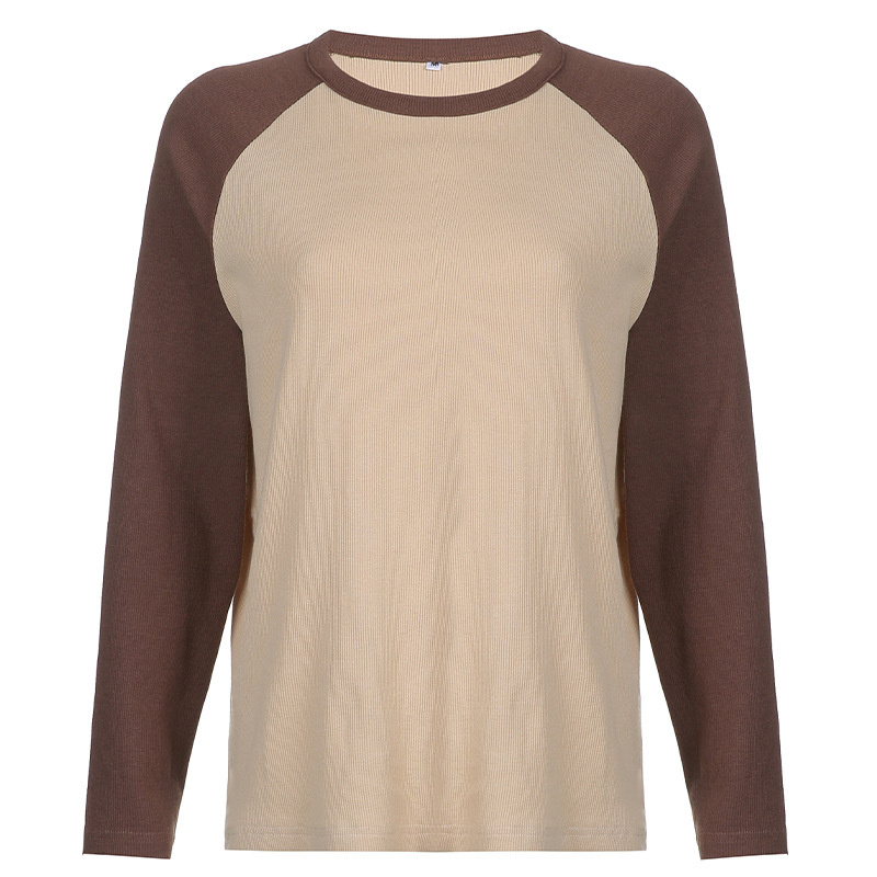 brown long sweatshirt