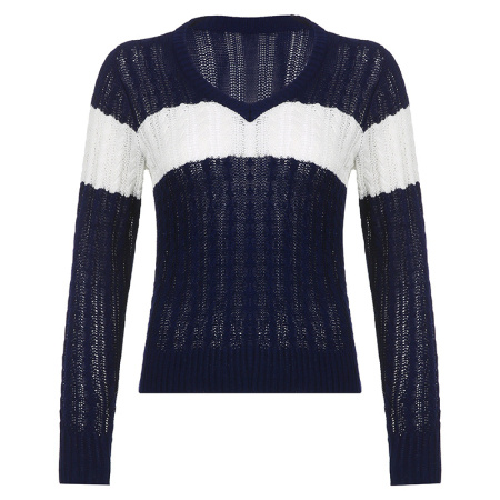 autumn striped sweater for women