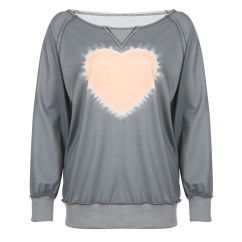 gray baggy sweatshirts for young ladies