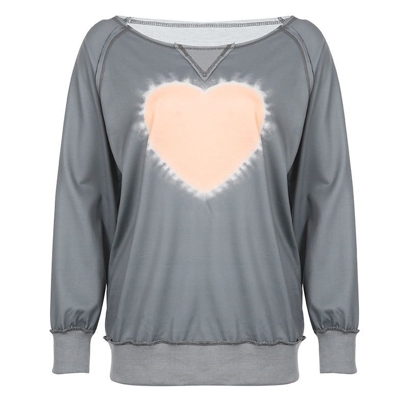 gray baggy sweatshirts for young ladies