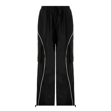 all black casual pants women