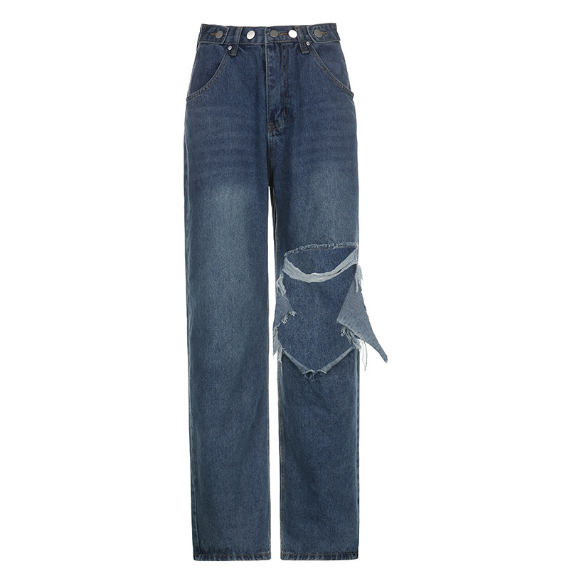 street ladies jeans irregular sale