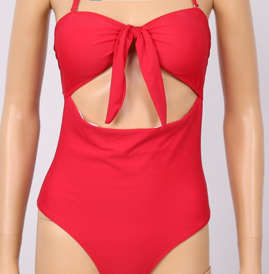 Pick Solid Red Bikini For Next Summer