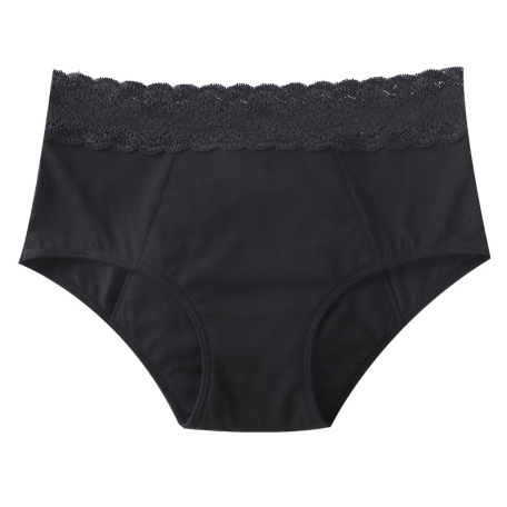 black lace nylon soft panties