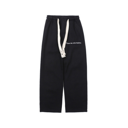 loose alphabet print cargo pants