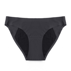 thin section stretch black panties