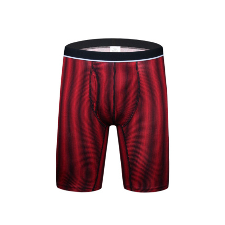 red vertical stripes elasticity panties