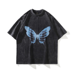 butterfly pattern t shirts cheap