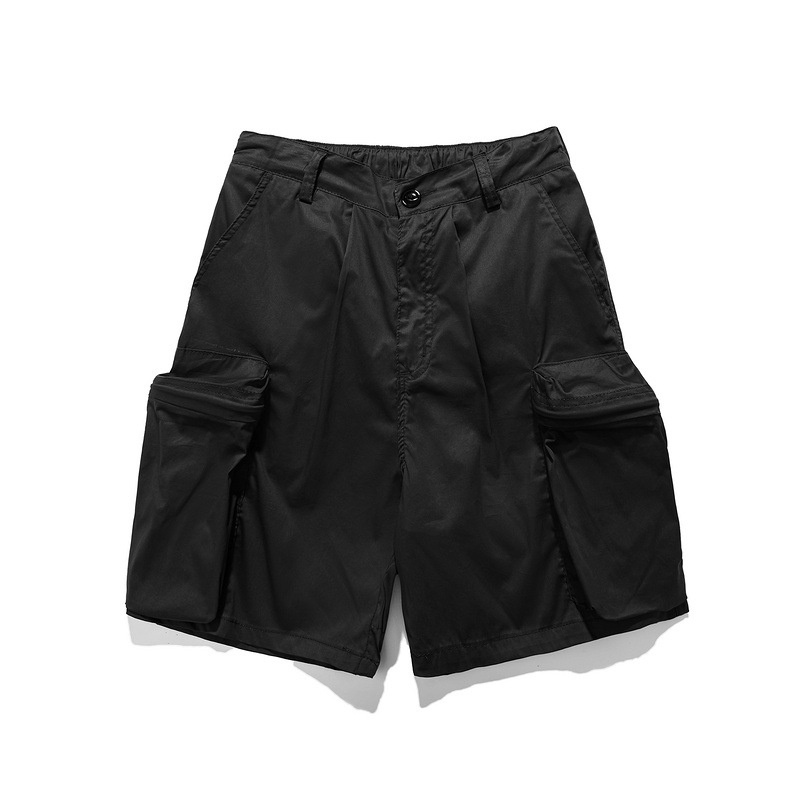 mens cotton zip fly shorts