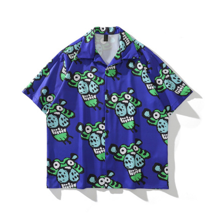 navy blue youth pop casual shirts