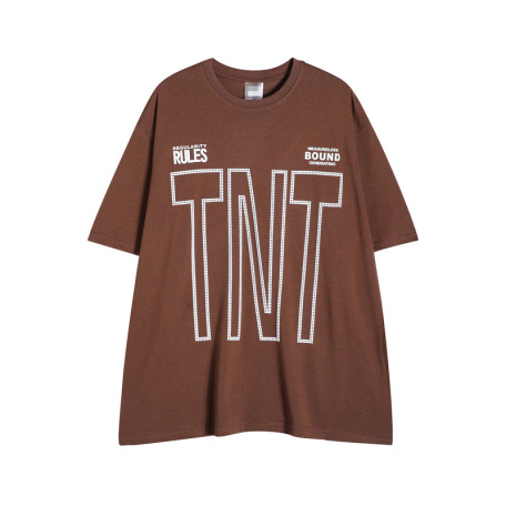 youth popular brown t shirt