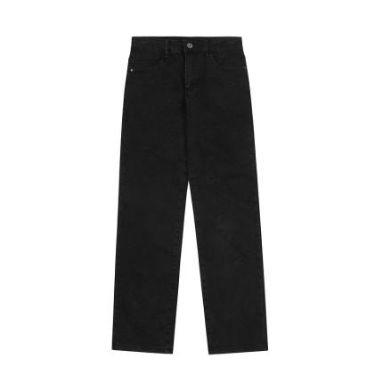 black jeans solid color simple