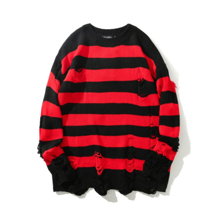 latest design stitching color sweaters