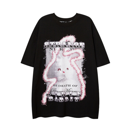 cute rabbit printing t shirts