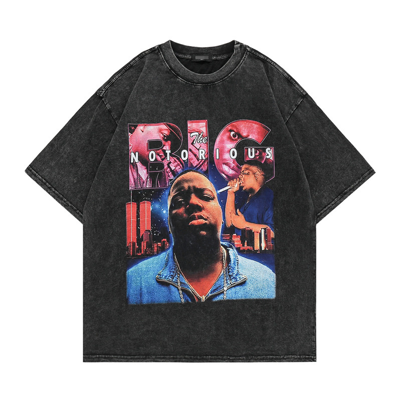 printing hip hop t shirt