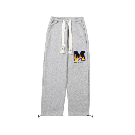 elastic waist sweatpant pattern letters
