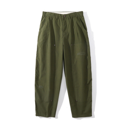 mens casual loose cotton blend pant