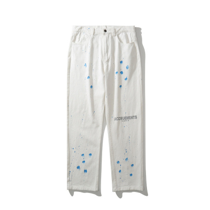 casual white high street pants