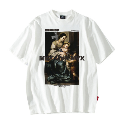 funny printing loose t shirt