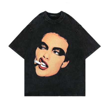 portrait pattern cool t shirt