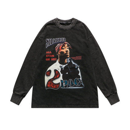 cotton street black cool sweatshirt