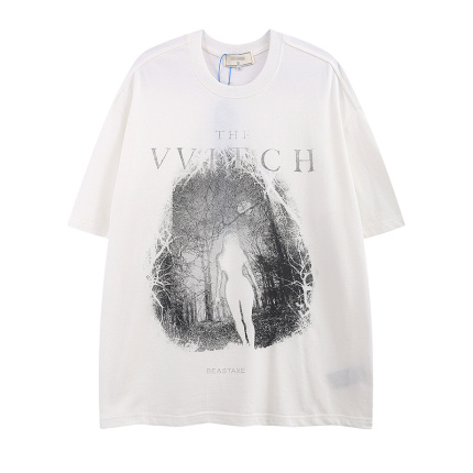 abstract pattern t shirts white