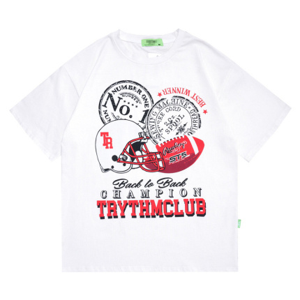 vintage printing white t shirts