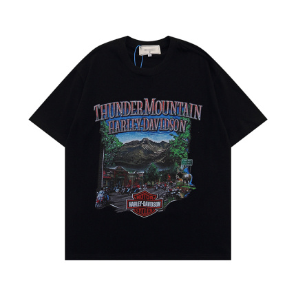 leisure printing cotton t shirts