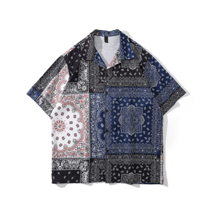 mens cashew flower shirts casual